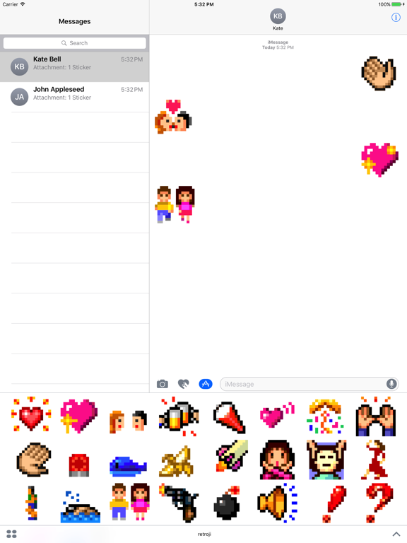 Screenshot #4 pour retroji ~ retro animated emojis
