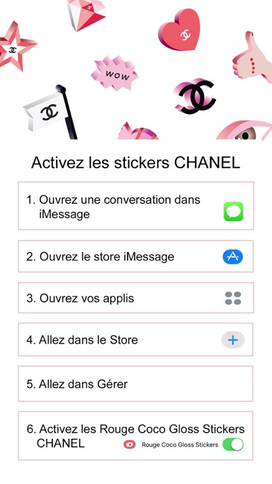 Screenshot #1 pour ROUGE COCO GLOSS Sticker