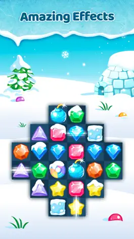 Game screenshot Frozen Jewels Mania - Match 3 Gems Puzzle Legend apk