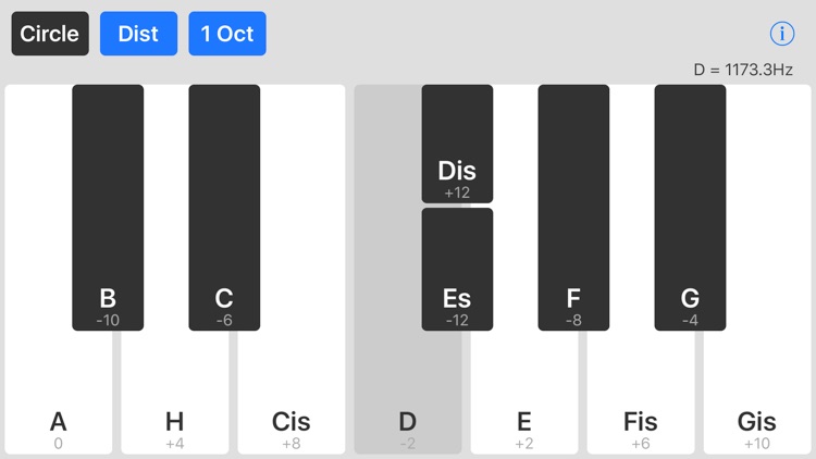 Piano Keyboards with Pythagorean Tuning. screenshot-0