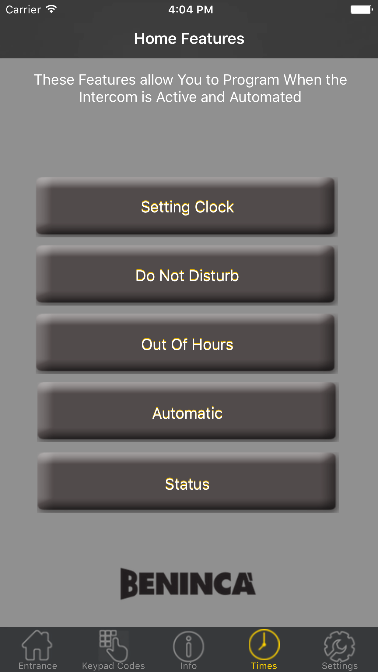 Beninca Prime Intercom screenshot 4