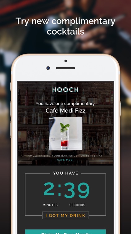 Hooch - One Drink A Day Members Only Cocktail App screenshot-3