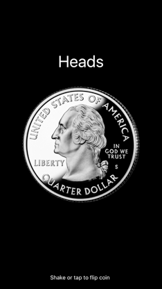 Coin Flipper Lite screenshot 1