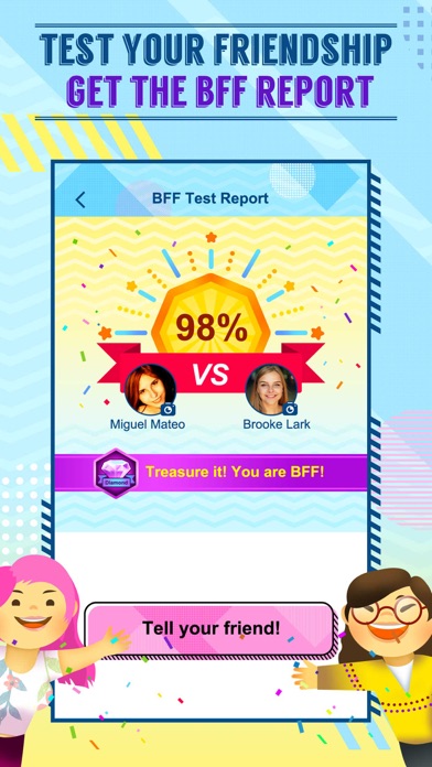 How to cancel & delete BFF Friendship Test - Quiz & Games from iphone & ipad 1