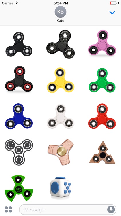 Fidget Spinner Stickers