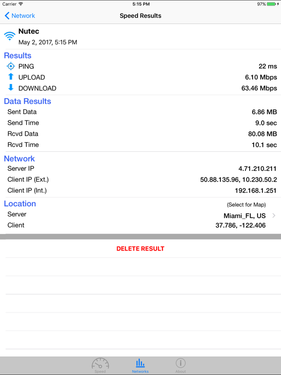 Screenshot #5 pour Net Speed - Measure Internet Performance