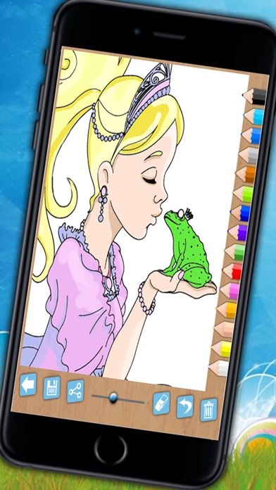 Screenshot 4 of Paint and color princesses - Educational game App