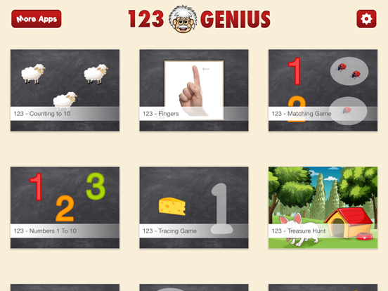 123 Genius First Numbers & Counting Game for Kidsのおすすめ画像1