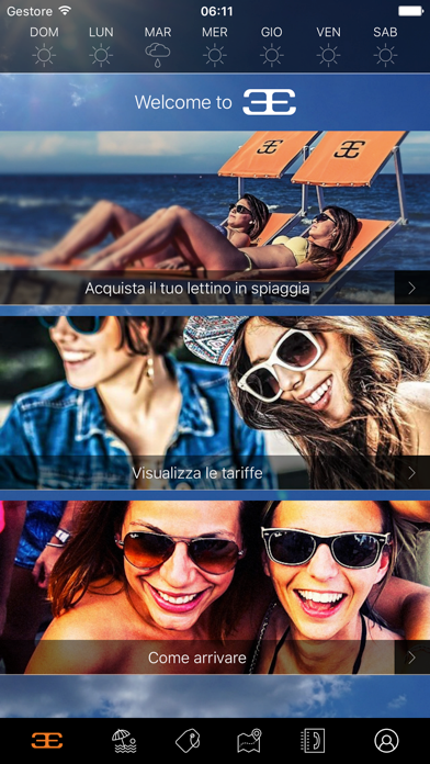 Screenshot #1 pour Papeete Beach prenotazioni