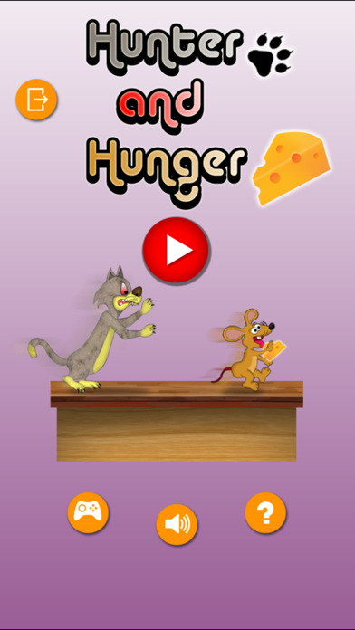 Hunter and Hunger app screenshot