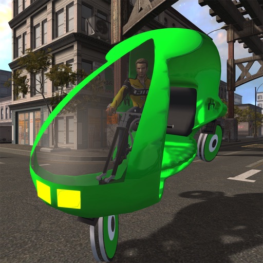 Velotaxi: cycle rickshaw simulator