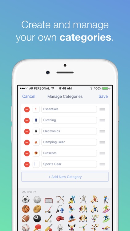 The Packing List App