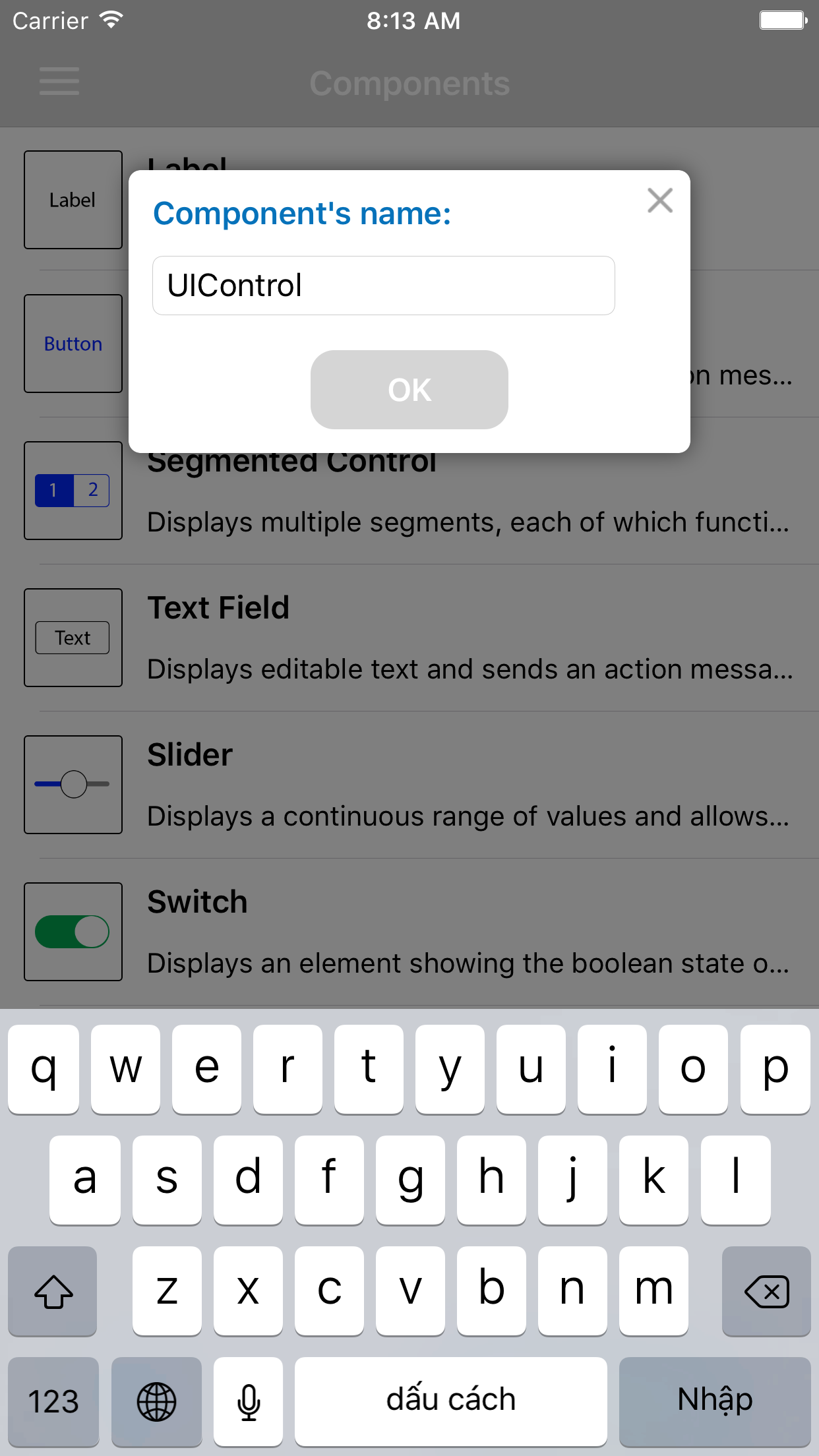 i-Components iOS-Components Development Components