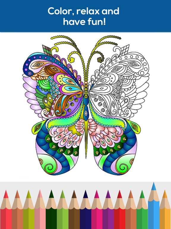 Screenshot #4 pour iColor Club: Coloring book and pages for Adults