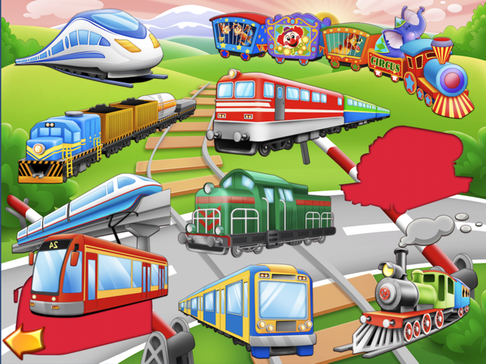 Trucks and Things That Go Vehicles Puzzle Game