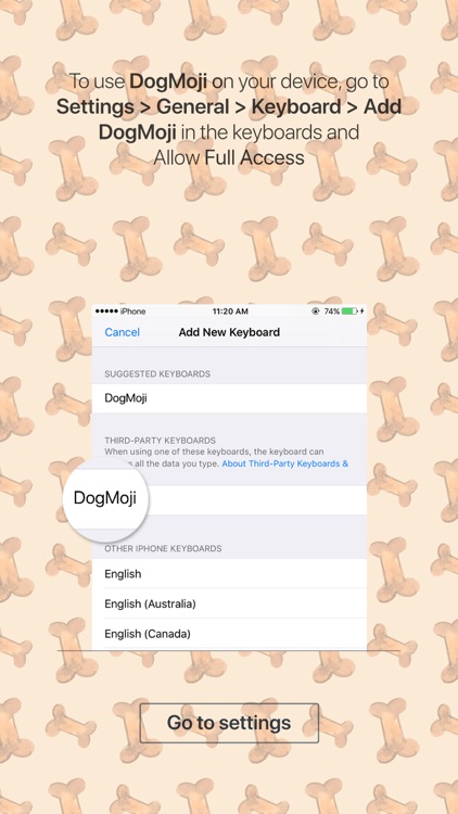DogMoji - dog emoji & stickers keyboard app screenshot-3