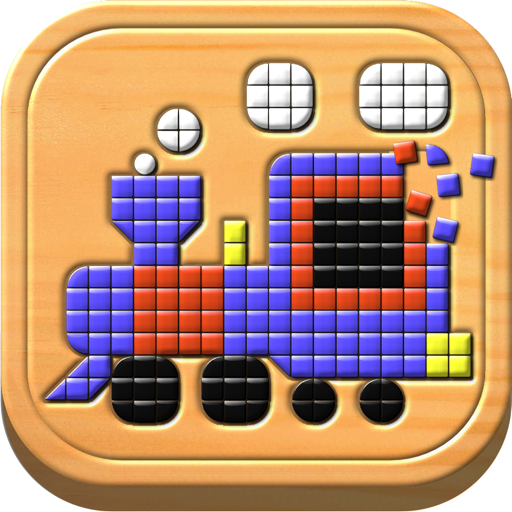 Kids Mosaic Art Shape and Color Picture Puzzles icon