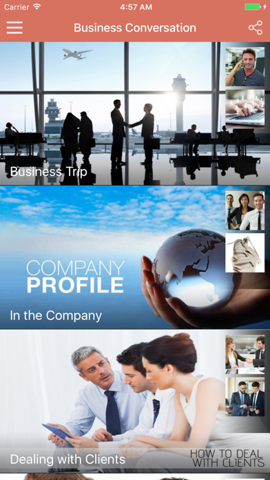 Screenshot #1 pour Business English Conversation: Listening Speaking