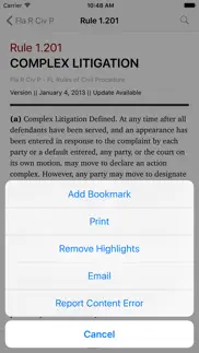 florida rules of civil procedure (lawstack series) iphone screenshot 3
