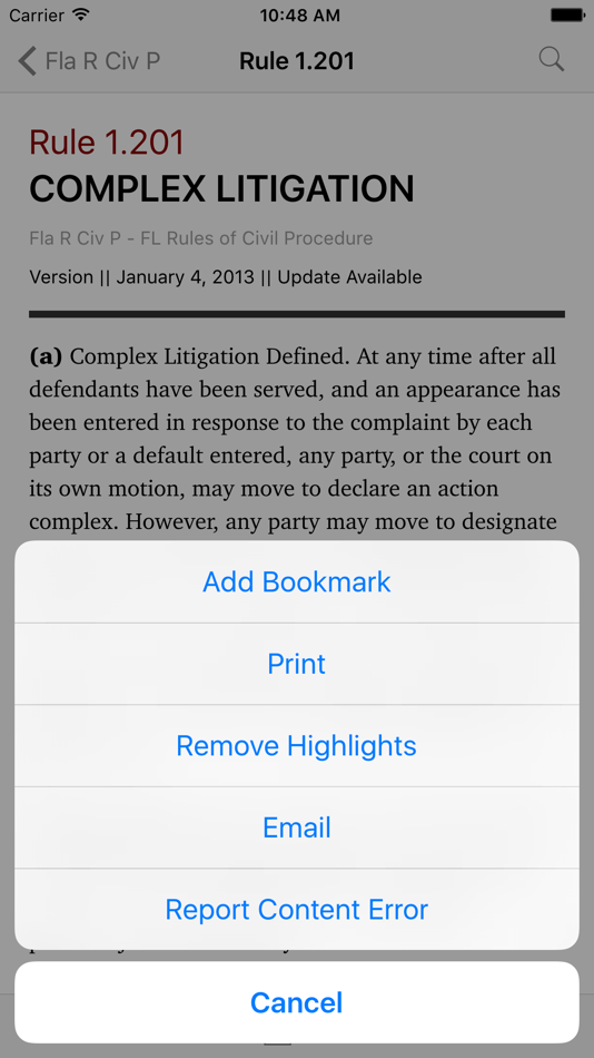 #3. Florida Rules of Civil Procedure (LawStack Series) (iOS) 由: Tekk Innovations LLC
