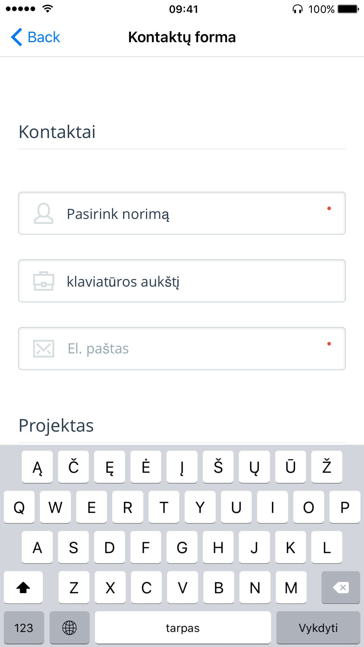 Screenshot 2 of Lietuviška klaviatūra „Alt+Shift“