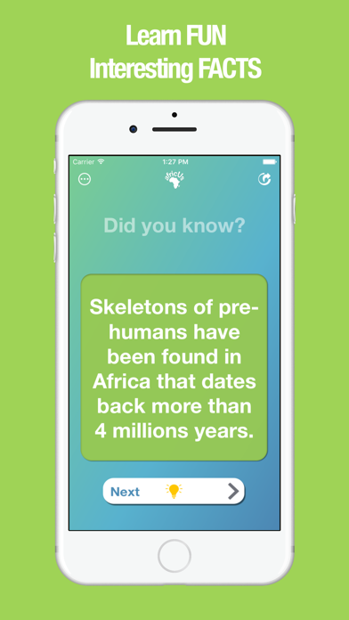 Screenshot #1 pour africUs - Fun Facts & Quotes