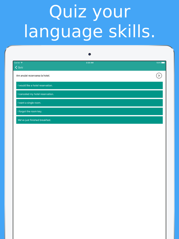 Simply Learn Romanian iPad screenshot 4 - Education app