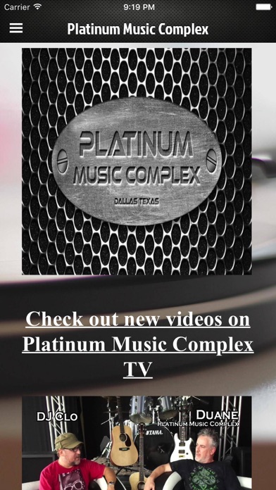 How to cancel & delete Platinum Music Complex from iphone & ipad 1