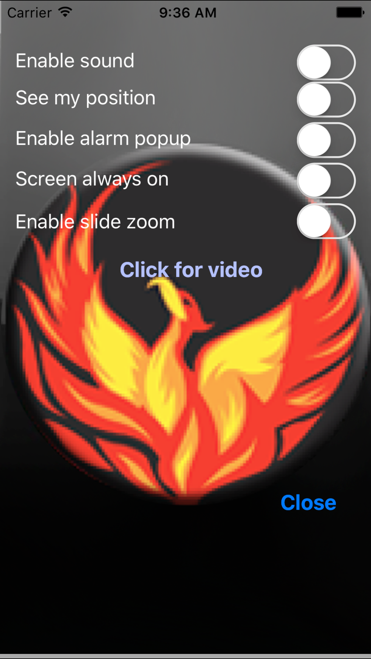 iPhoenix TFI screenshot 2