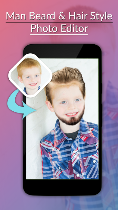 Screenshot #3 pour Man Beard & Hairstyle Photo Editor