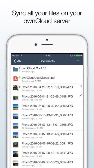 ownCloud Screenshot 1