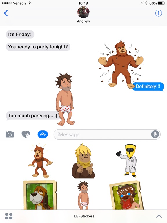 Screenshot #5 pour Little Bigfoot: Sticker Companion