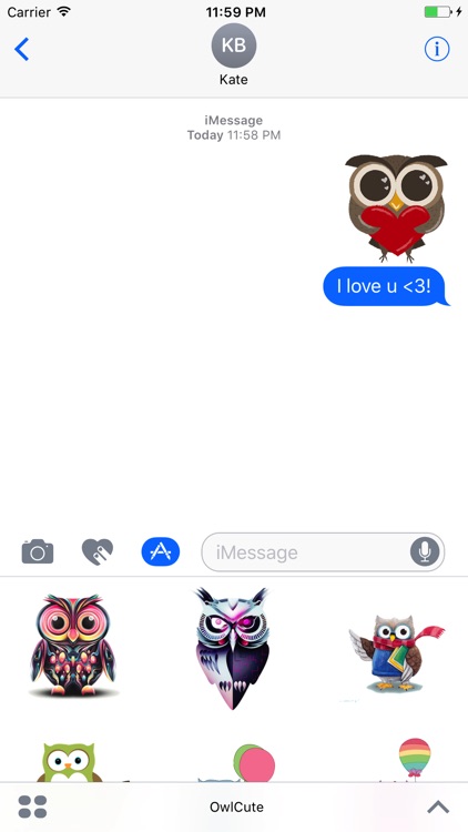 OwlCute - Owl Emojis And Stickers