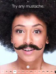 Stacheify - Mustache face app ipad bilder 0