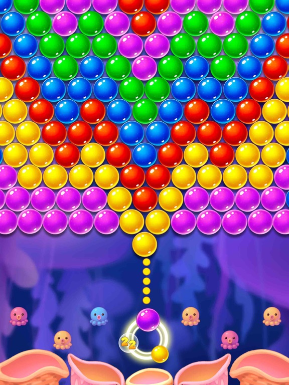 Bubble Shooter - OCEAN iPad screenshot 4 - Games app