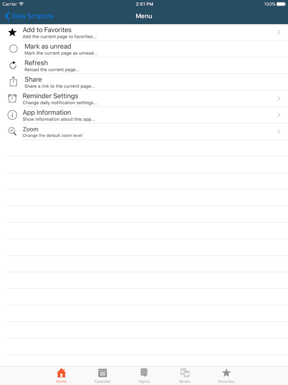 Daily Scripture iPad screenshot 3 - Lifestyle app