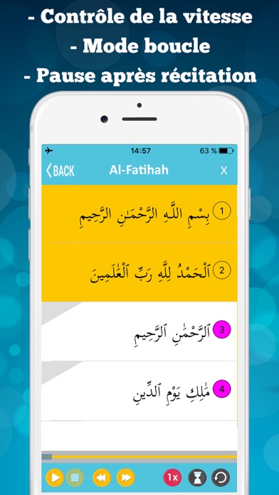 Screenshot #3 pour Apprendre & mémoriser le Coran | Débutant & Adulte