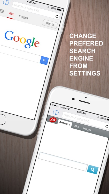 Full Screen Private Browsing White screenshot-4