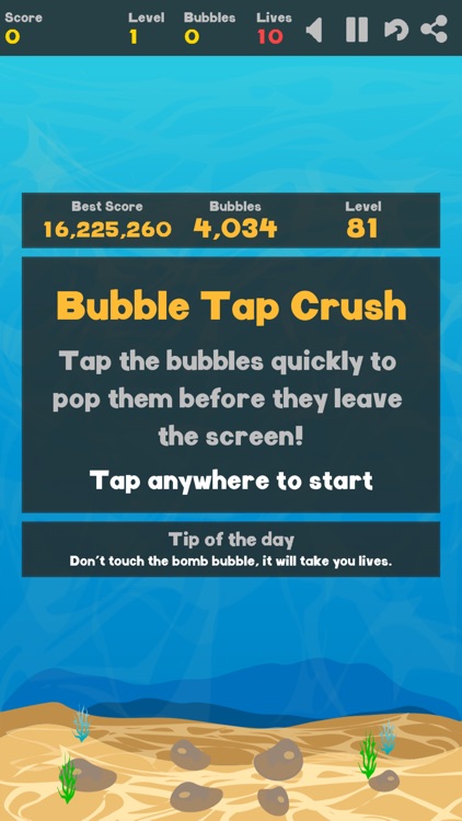 Bubble Tap Crush