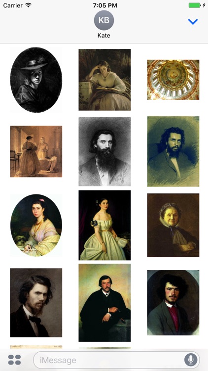 Ivan Kramskoy Artworks Stickers