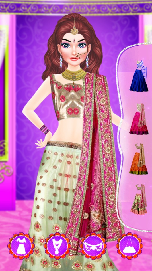 Indian Doll Fashion Salon : Dressup Game - 1.4 - (iOS)