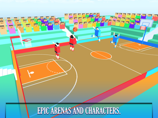 Screenshot #4 pour BasketBall Bouncy Physics 3D Cubic Block Party War