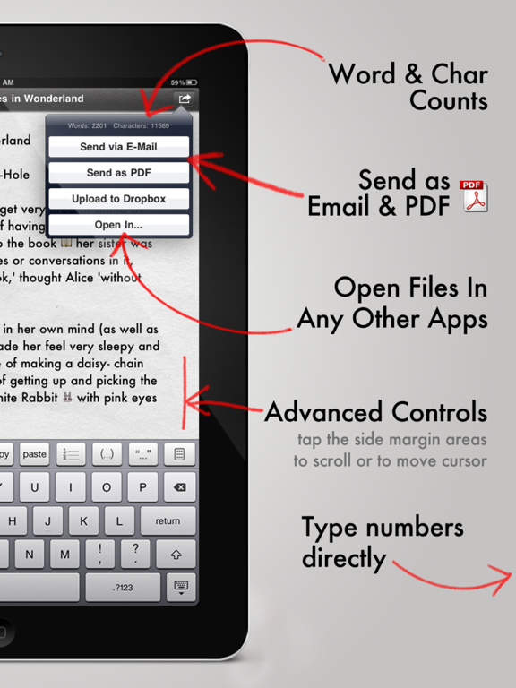 Write 2 Lite - Note Taking & Writing iPad screenshot