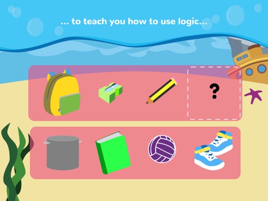 Math Tales Ocean: stories and games for kids iPad app afbeelding 3