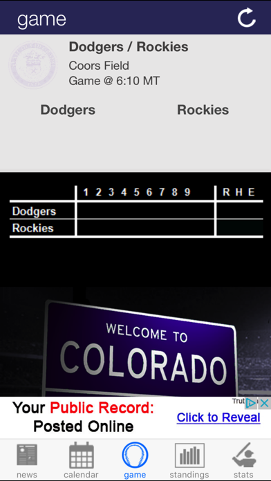 Colorado Baseball Rockies Edition Screenshot 2 - AppWisp.com Colorado Baseball Rockies Edition Screenshot 2 - AppWisp.com