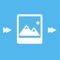 Combine multiple photos together into one movie with Slideshow