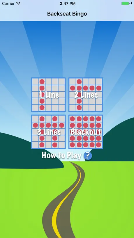 Backseat Bingo
