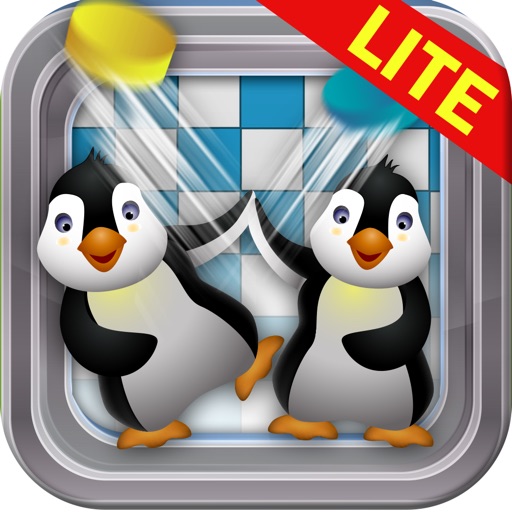 Penguins Checkers Challenge Games icon