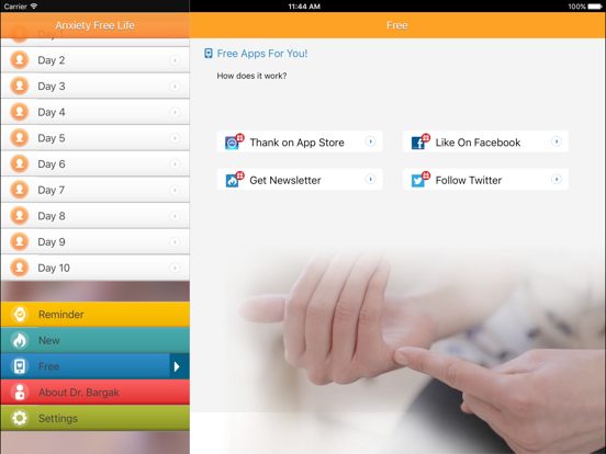 Stop Anxiety Attacks Instantly With Acupressure! iPad screenshot 5 - Medical app