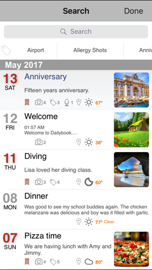 ‎Dailybook Journal Diary Screenshot